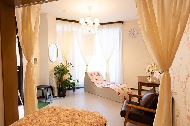 リラックスできるサロン環境